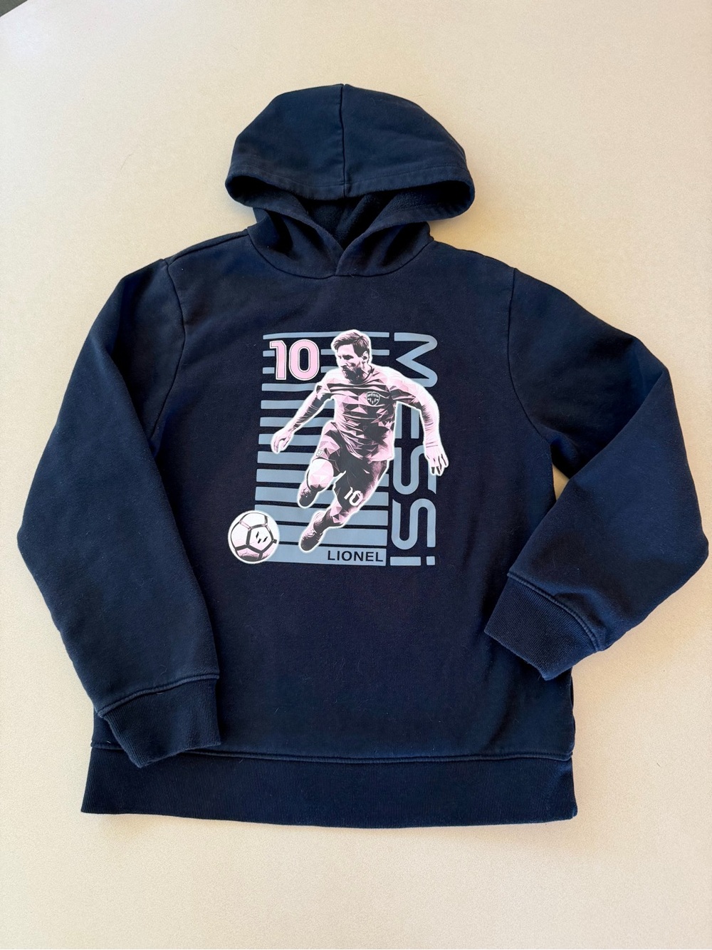 Boy’s Black Lionel Messi Collection x Inter Miami Authentic Hoodie - Kids XL